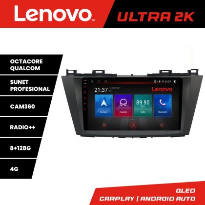 Navigatie Mazda 5 2010-2017 M-117 Octa Core Android Radio Bluetooth GPS WIFI/4G DSP 2K 8+128GB 360 Toslink CarStore Technology
