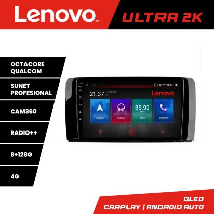 Navigatie Mercedes Clasa R M-215 Octa Core Android Radio Bluetooth GPS WIFI/4G DSP 2K 8+128GB 360 Toslink CarStore Technology