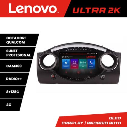 Navigatie Mini intre anii 2004-2006 Octa Core Android Radio Bluetooth GPS WIFI/4G DSP 2K 8+128GB 360 Toslink CarStore Technology