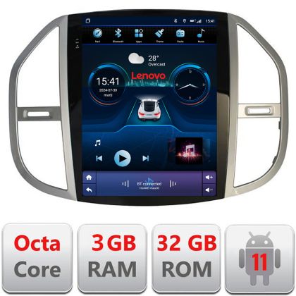 Navigatie Mercedes Vito 2016- tip tesla radio gps internet 8 Core 3+32 4G carplay android auto  kit-tesla-068+LITE-9.7-3+32 CarStore Technology
