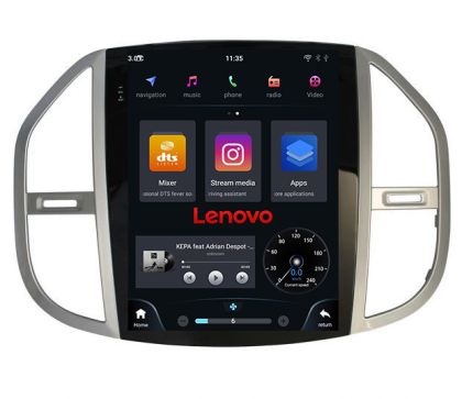 Navigatie Mercedes Vito 2016- tip tesla radio gps internet Qualcomm 8X 8+128 360 4G carplay android auto  kit-tesla-068+ULTRA-9.7-8+128 CarStore Technology