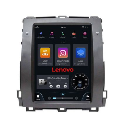 Navigatie Toyota Prado J120 low tip tesla radio gps internet Qualcomm 8X 8+128 360 4G carplay android auto  kit-tesla-456-low+ CarStore Technology