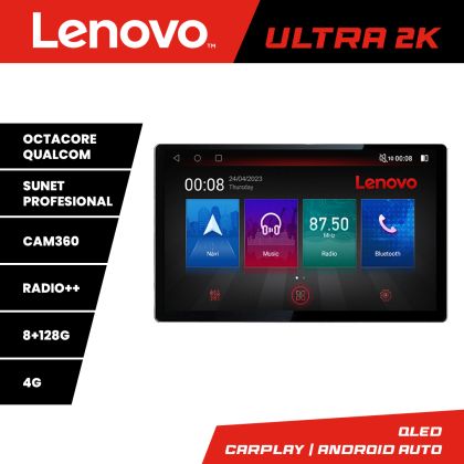Navigatie  SsangYong Tivoli 2015-2019 Lenovo Qualcomm ULTRA 8+128 2K 13 inch qled android 4G DSP gps internet  Kit-tivoli2015 CarStore Technology