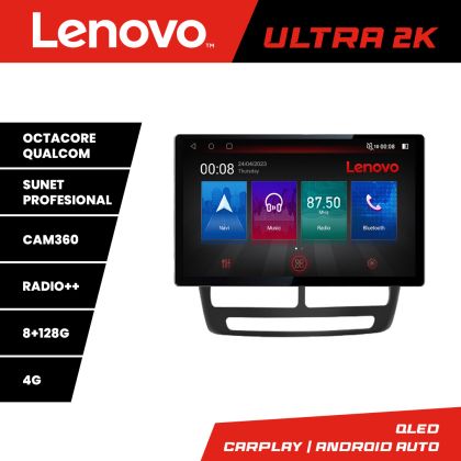 Navigatie Fiat Doblo 2010-2017 si Opel Combo 2010-2017 Lenovo Qualcomm ULTRA 8+128 2K 13 inch qled android 4G DSP gps internet  Kit-DOBLO10 v1 CarStore Technology