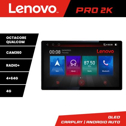 Navigatie Hyundai I40 Lenovo PRO 4+64 2K 13 inch qled android 4G DSP gps internet  Kit-i40 CarStore Technology