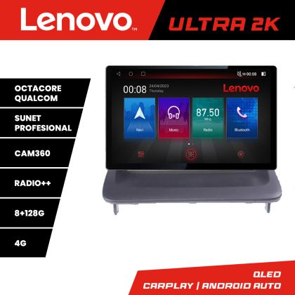 NavigatieVolvo C40 Lenovo Qualcomm ULTRA 8+128 2K 13 inch qled android 4G DSP gps internet  Kit-C40 CarStore Technology