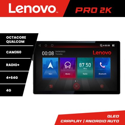 Navigatie Audi A4 2008-2016 NON-MMI K-A4 Lenovo PRO 4+64 13 inch 2K android 4G DSP gps internet CarStore Technology
