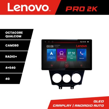 Navigatie Mazda RX8 2003-2008 Lenovo PRO 4+64 13 inch 2K android 4G DSP gps internet  8Core CarStore Technology