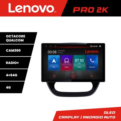 Navigatie Renault Captur K-CAPTUR Lenovo PRO 4+64 13 inch 2K android 4G DSP gps internet  8Core CarStore Technology