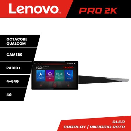 Navigatie Renault Laguna 3 Lenovo PRO 4+64 13 inch 2K android 4G DSP gps internet  8Core CarStore Technology