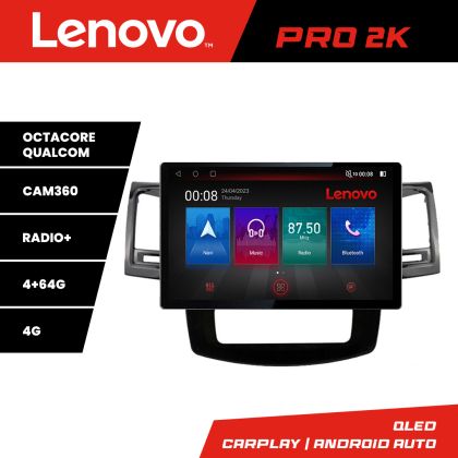 Navigatie Toyota Hilux 2008-2014 K-143 Lenovo PRO 4+64 13 inch 2K android 4G DSP gps internet CarStore Technology