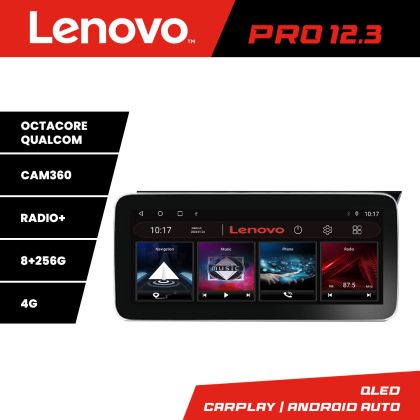 Navigatie Kia Niro 2017- Lenovo PRO 8+256 12.3 inch qled android 4G DSP gps internet Kit-niro CarStore Technology