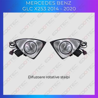 Lumini ambientale Mercedes GLC X253 dedicate tweetere rotative 4D control din sistemul original si telefon CarStore Technology