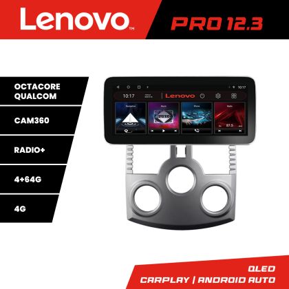 Navigatie Daihatsu Terios 2006-2016 Lenovo PRO 4+64 12.3 inch qled android 4G DSP gps internet kit-terios- CarStore Technology