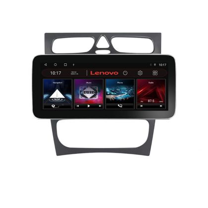 Navigatie Mercedes C W203 2000-2004 K-clk Lenovo PRO 4+64 12.3 inch qled android 4G DSP gps internet Q CarStore Technology