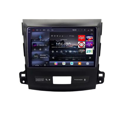 Navigatie Mitsubishi Outlander 2006-2011 Edotec Kit-056 8 core QLED 2K 16+512 360 Android Waze USB Navigatie Internet Youtube Radio v2 CarStore Technology