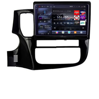 Navigatie Mitsubishi Outlander 2014- Edotec Kit-1230 8 core QLED 2K 16+512 360 Android Waze USB Navigatie Internet Youtube Radio CarStore Technology