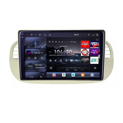Navigatie Fiat 500 intre anii 2007-2015 Android radio gps internet 8 core QLED 2K 16+512 360 Edotec CarStore Technology