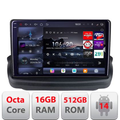 Navigatie Hyundai Genesis 2009-2012 8 core QLED 2K 16+512 360  Android Waze USB Navigatie Internet Youtube Radio Edotec CarStore Technology