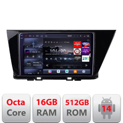 Navigatie Kia Niro 2017- Android radio gps internet 8 core QLED 2K 16+512 360 Edotec CarStore Technology