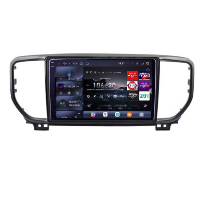 Navigatie Kia Sportage facelift 2019+ Edotec Kit-sportage-19 8 core QLED 2K 16+512 360 Android Waze USB Navigatie Internet Youtube Radio CarStore Technology