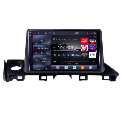 Navigatie Mazda 6 2018- Edotec Kit-MAZDA6-18 8 core QLED 2K 16+512 360 Android Waze USB Navigatie Internet Youtube Radio CarStore Technology