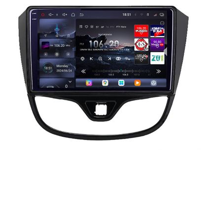 Navigatie Opel Karl 2017- Edotec Kit-karl 8 core QLED 2K 16+512 360 Android Waze USB Navigatie Internet Youtube Radio CarStore Technology