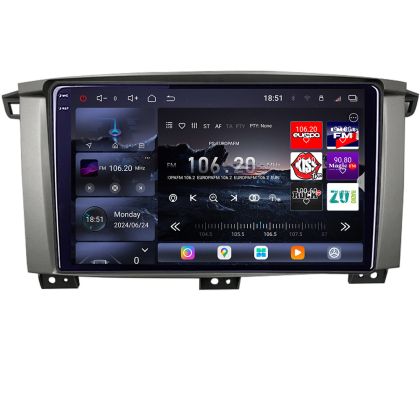 Navigatie Toyota Land Cruiser L100 2002-2006 Android radio gps internet 8 core QLED 2K 16+512 360 Edotec CarStore Technology