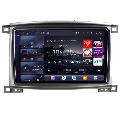 Navigatie Toyota Land Cruiser L100 2002-2008 Edotec Kit-L100 8 core QLED 2K 16+512 360 Android Waze USB Navigatie Internet Youtube Radio v1 CarStore Technology