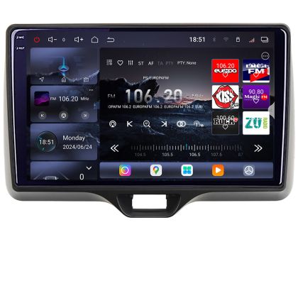 Navigatie Toyota Yaris 2020- Android radio gps internet 8 core QLED 2K 16+512 360 Edotec CarStore Technology
