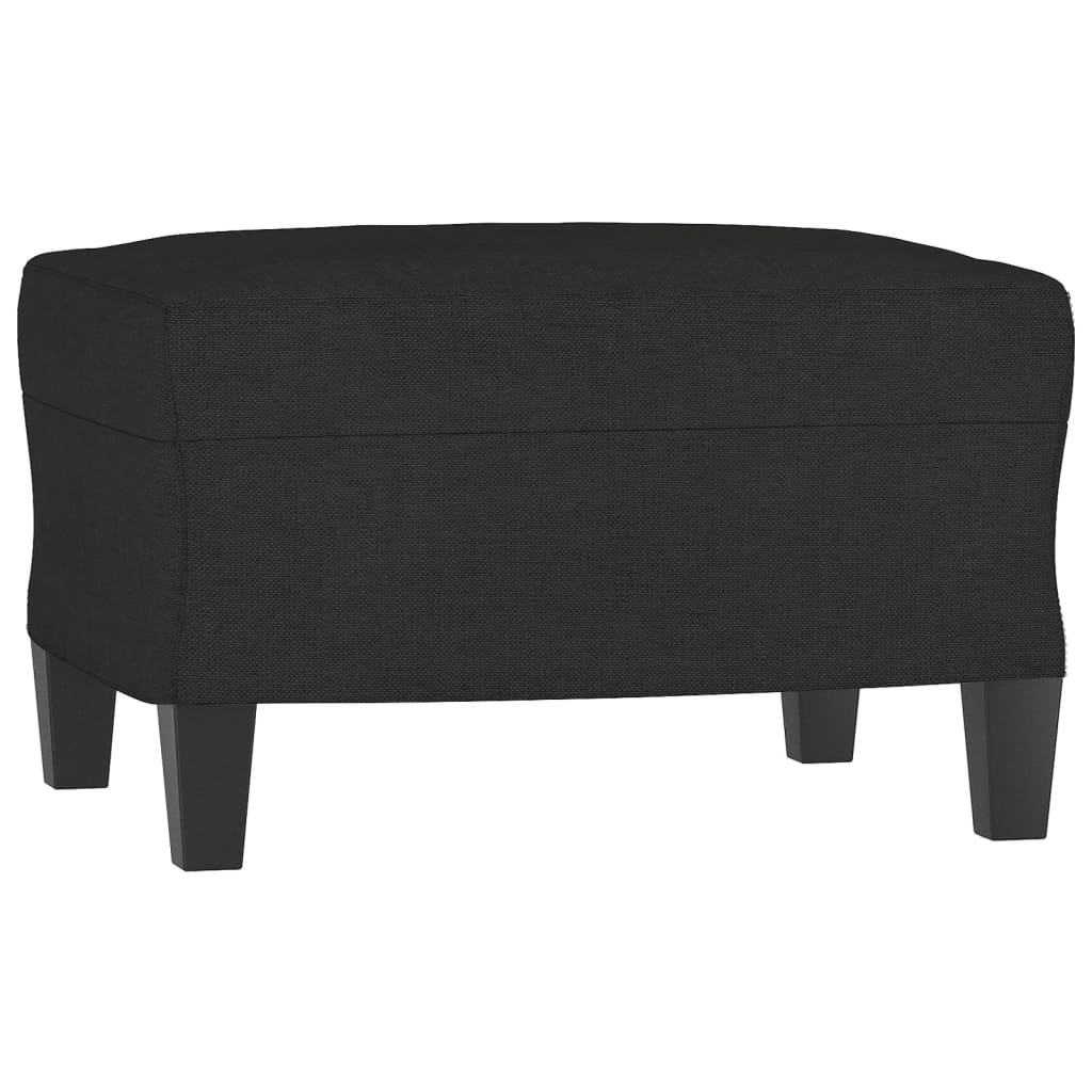 Set de canapele cu perne, 3 piese, negru, textil GartenMobel Dekor