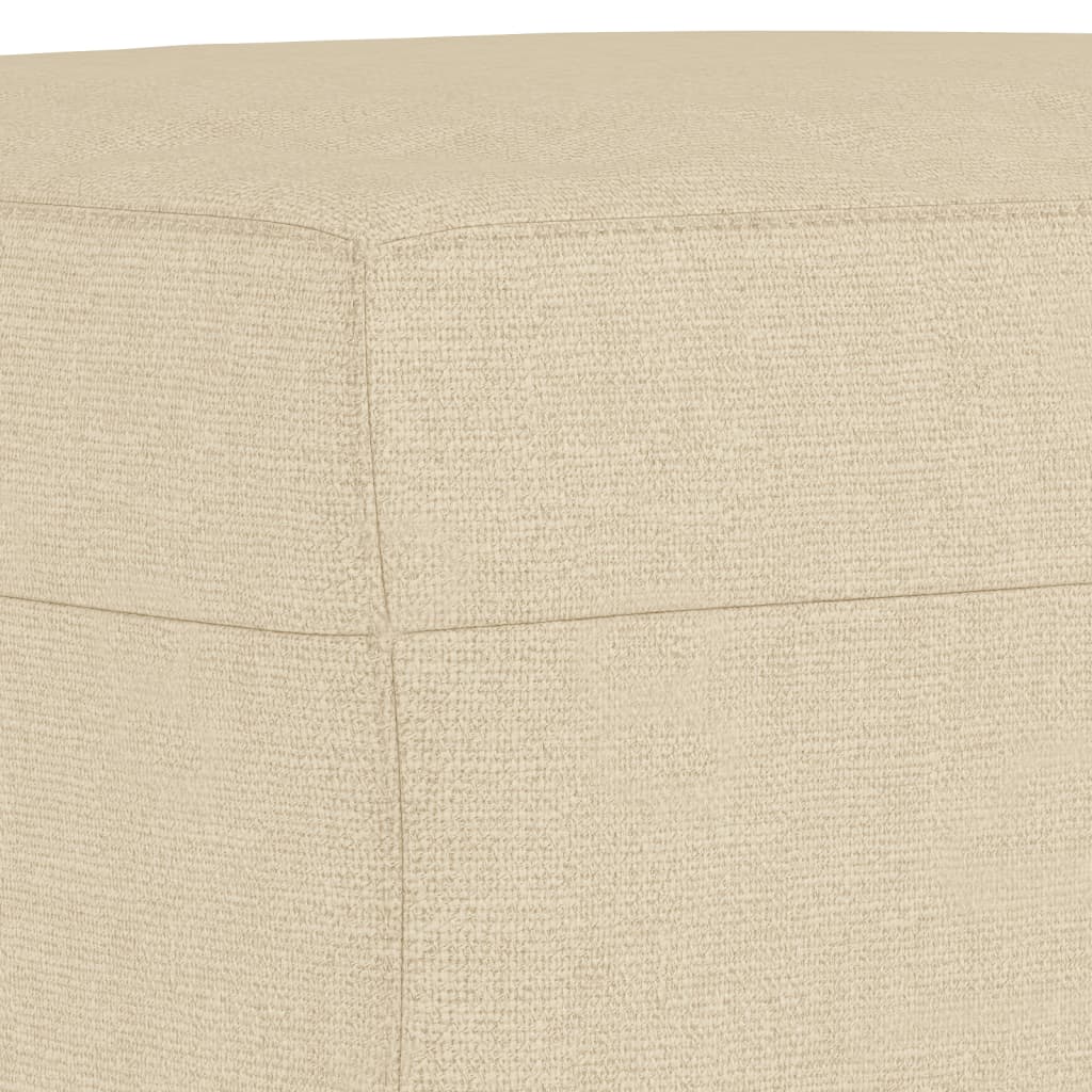 Set de canapele cu perne, 4 piese, crem, textil GartenMobel Dekor