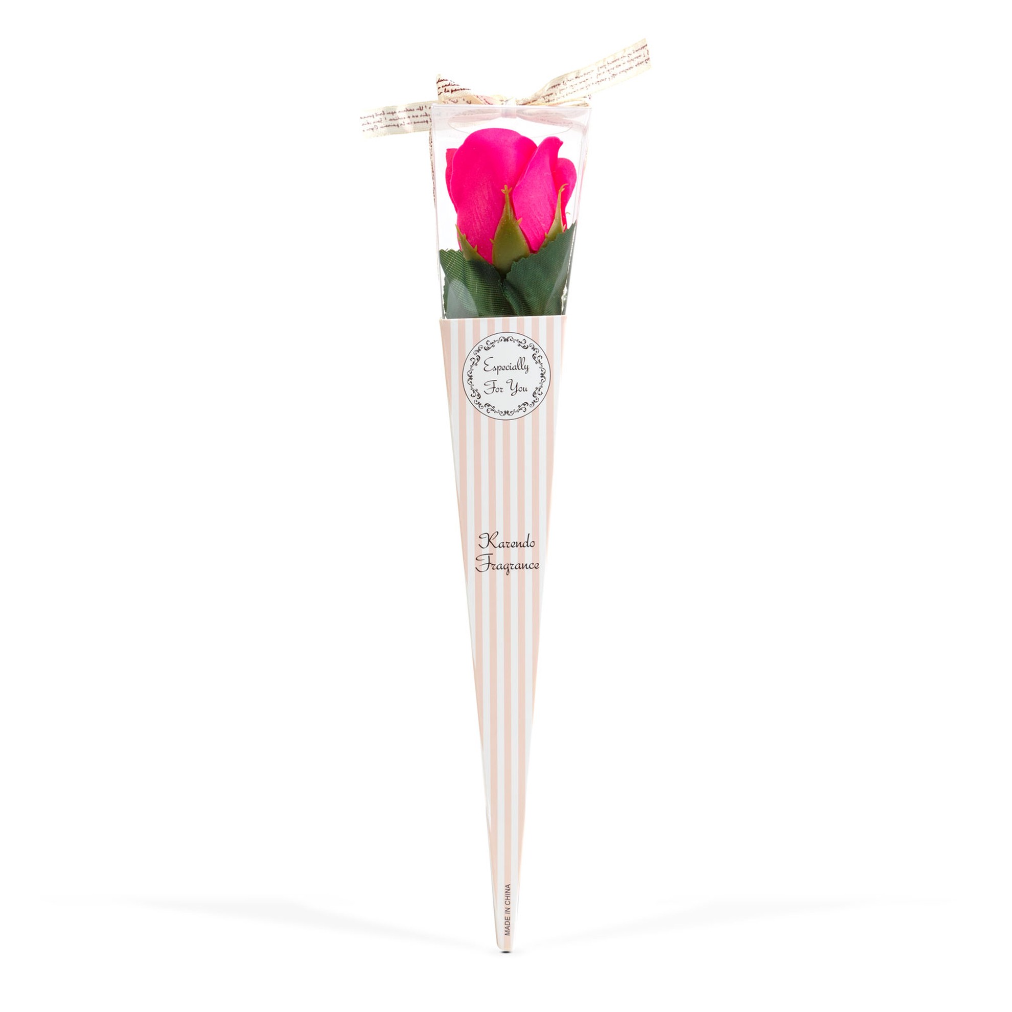 Decor cu trandafiri artificiali - 3 culori - 5 x 5 x 30 cm Best CarHome