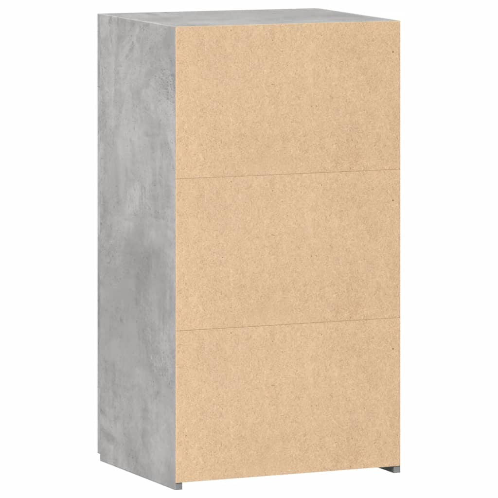 Dulap, gri beton, 50x42,5x93 cm, lemn prelucrat GartenMobel Dekor