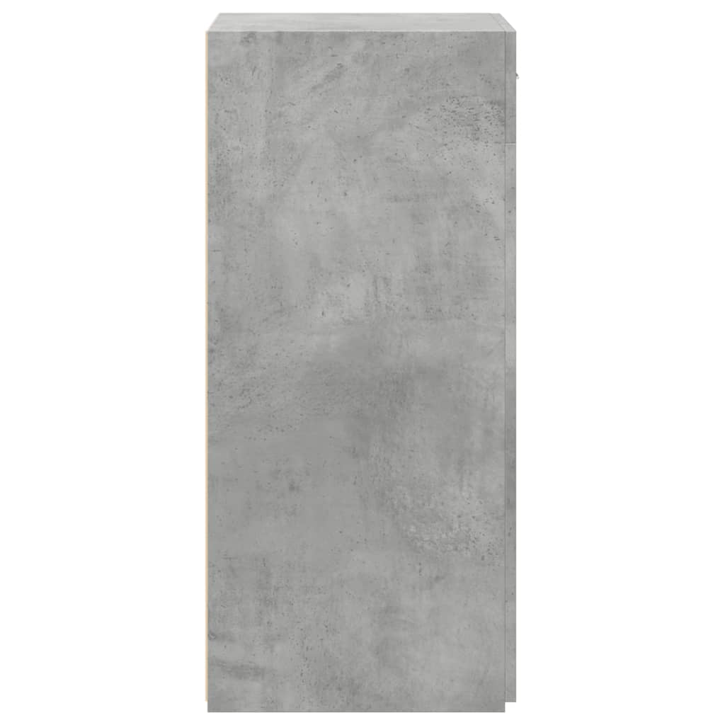 Dulap, gri beton, 50x42,5x93 cm, lemn prelucrat GartenMobel Dekor