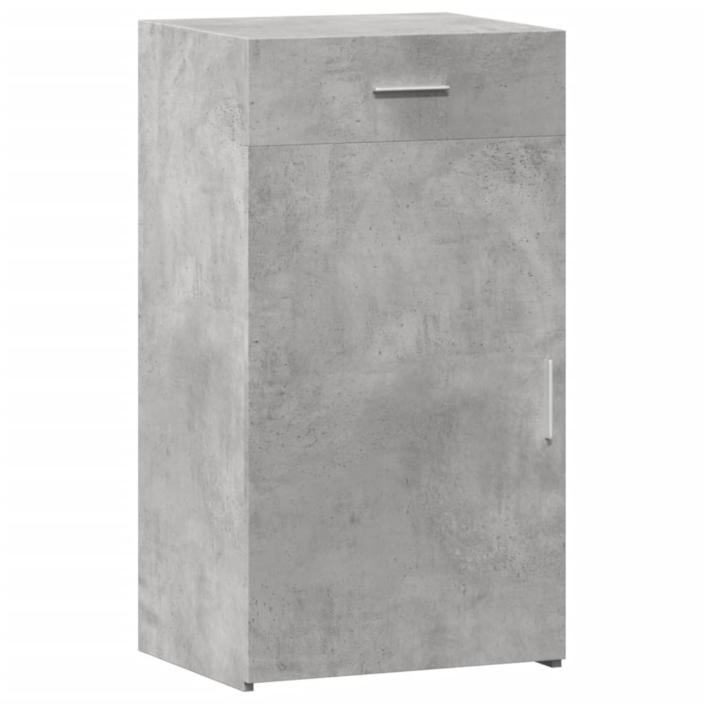 Dulap, gri beton, 50x42,5x93 cm, lemn prelucrat GartenMobel Dekor