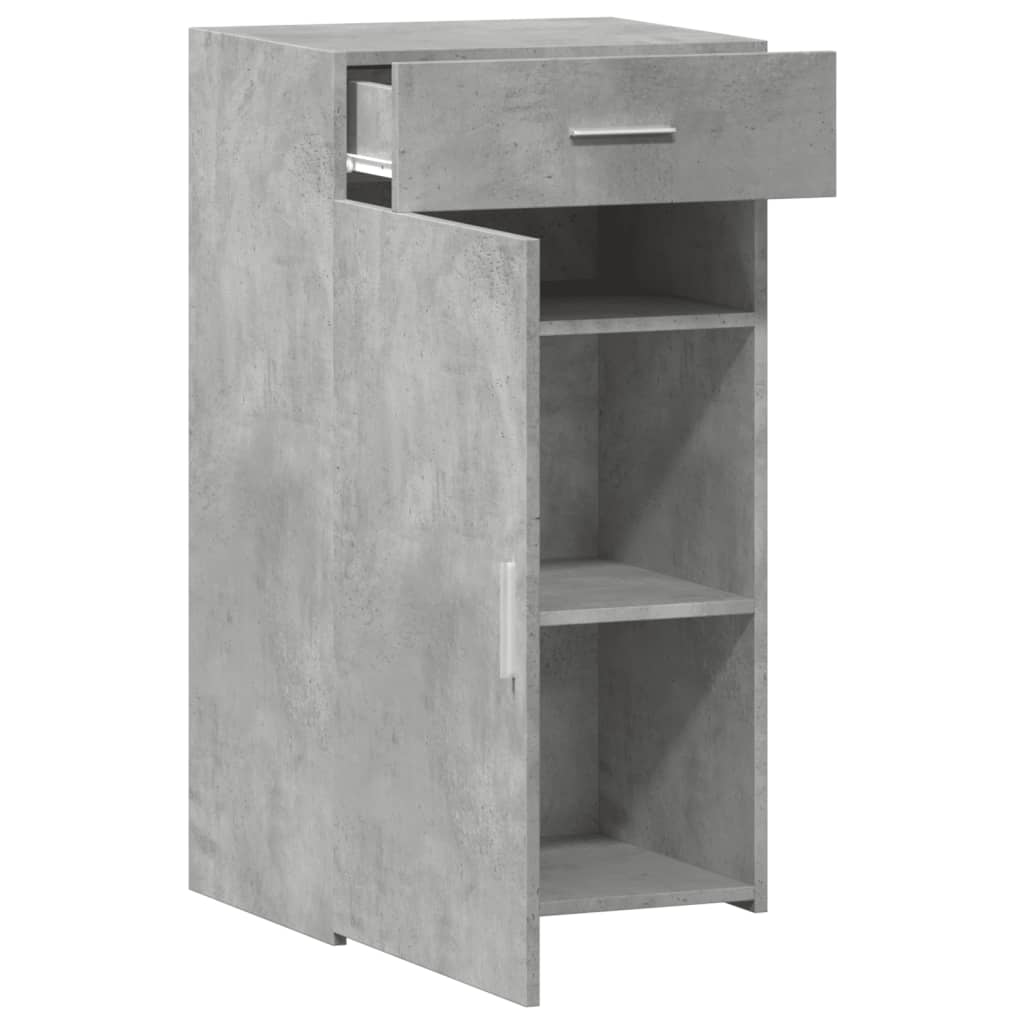 Dulap, gri beton, 50x42,5x93 cm, lemn prelucrat GartenMobel Dekor