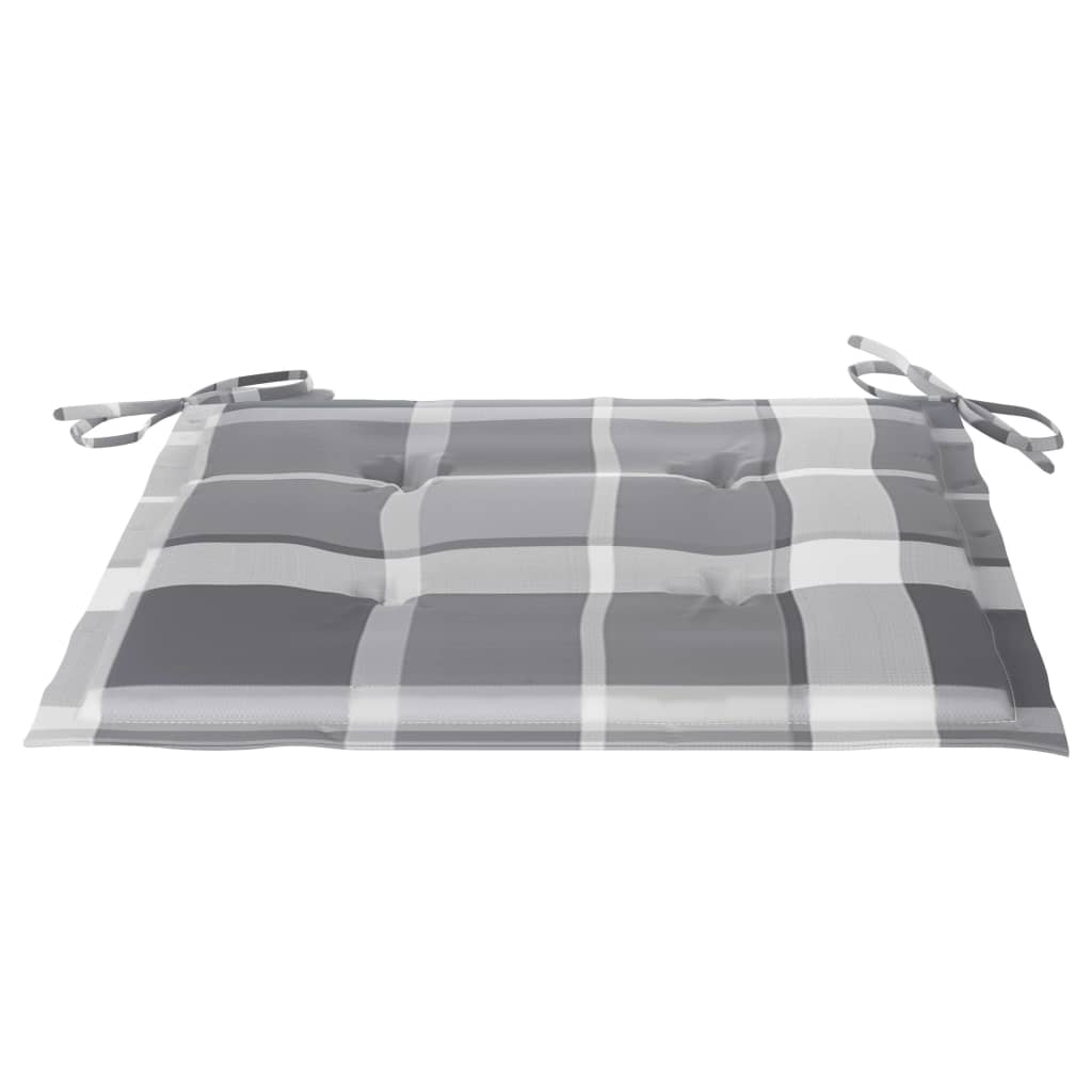 Set mobilier exterior pliabil cu pernă, 3 piese, lemn masiv tec GartenMobel Dekor