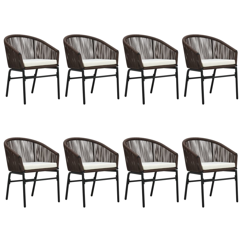 Set de mobilier pentru grădină, 9 piese, maro GartenMobel Dekor