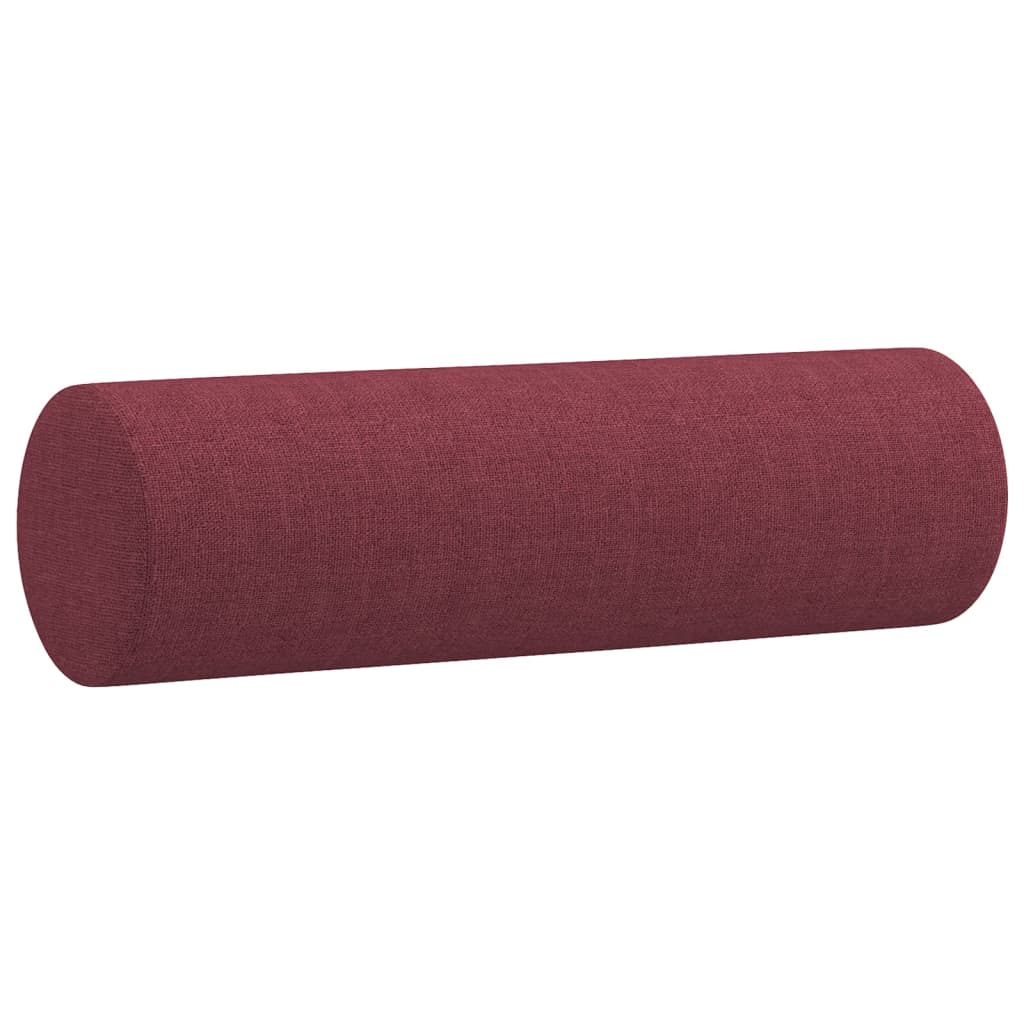 Canapea cu 2 locuri cu pernuțe, roșu vin, 140 cm, textil GartenMobel Dekor