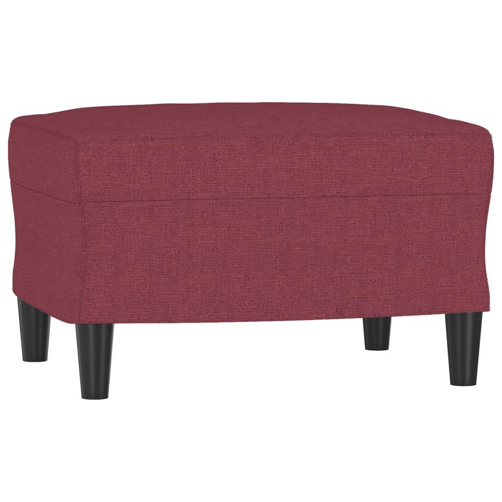 Set canapea cu perne, 4 piese, roșu vin, material textil GartenMobel Dekor