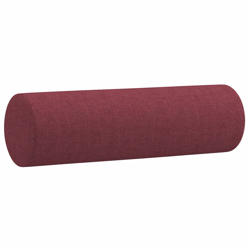 Set canapea cu perne, 4 piese, roșu vin, material textil GartenMobel Dekor