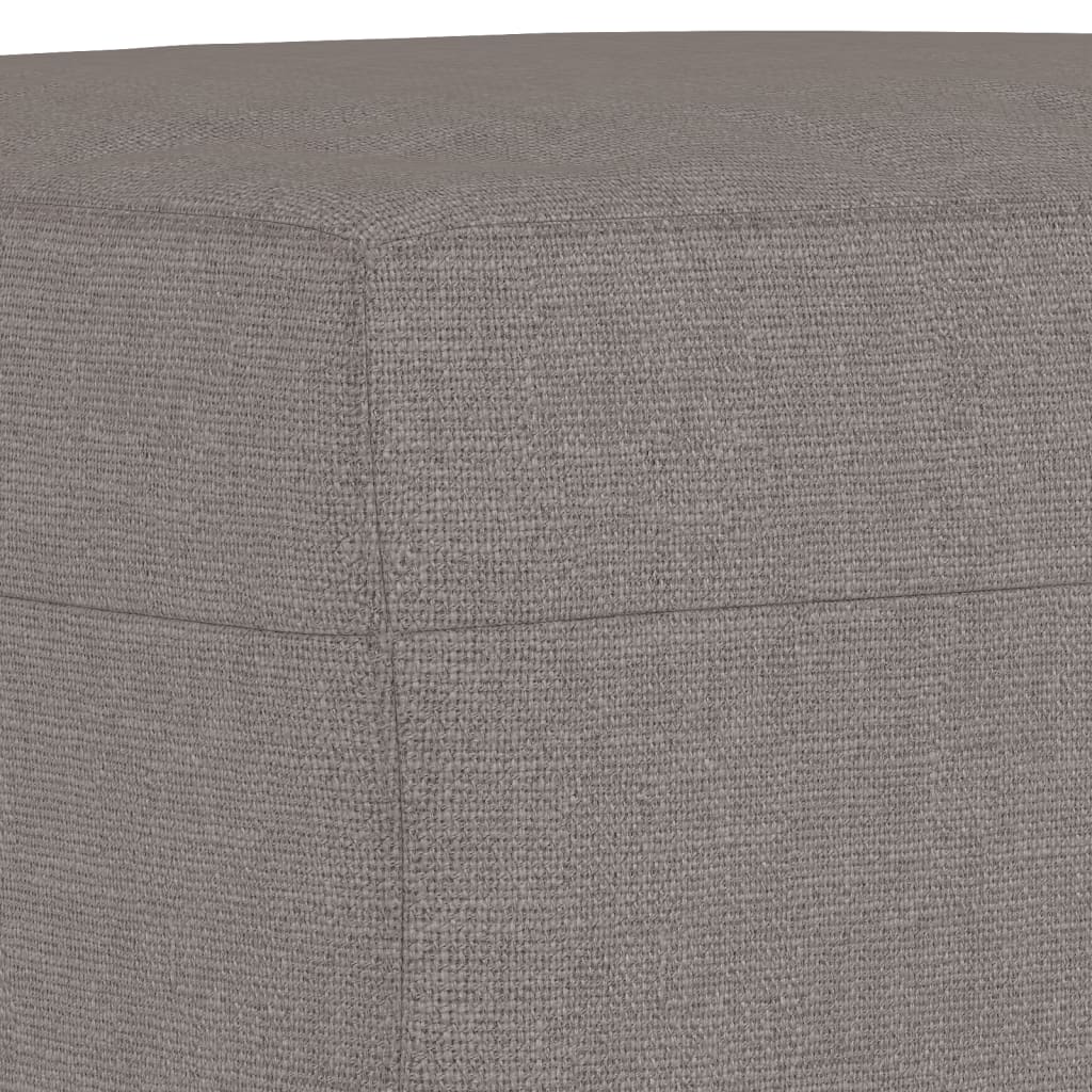 Set de canapele cu perne, 4 piese, gri taupe, textil GartenMobel Dekor