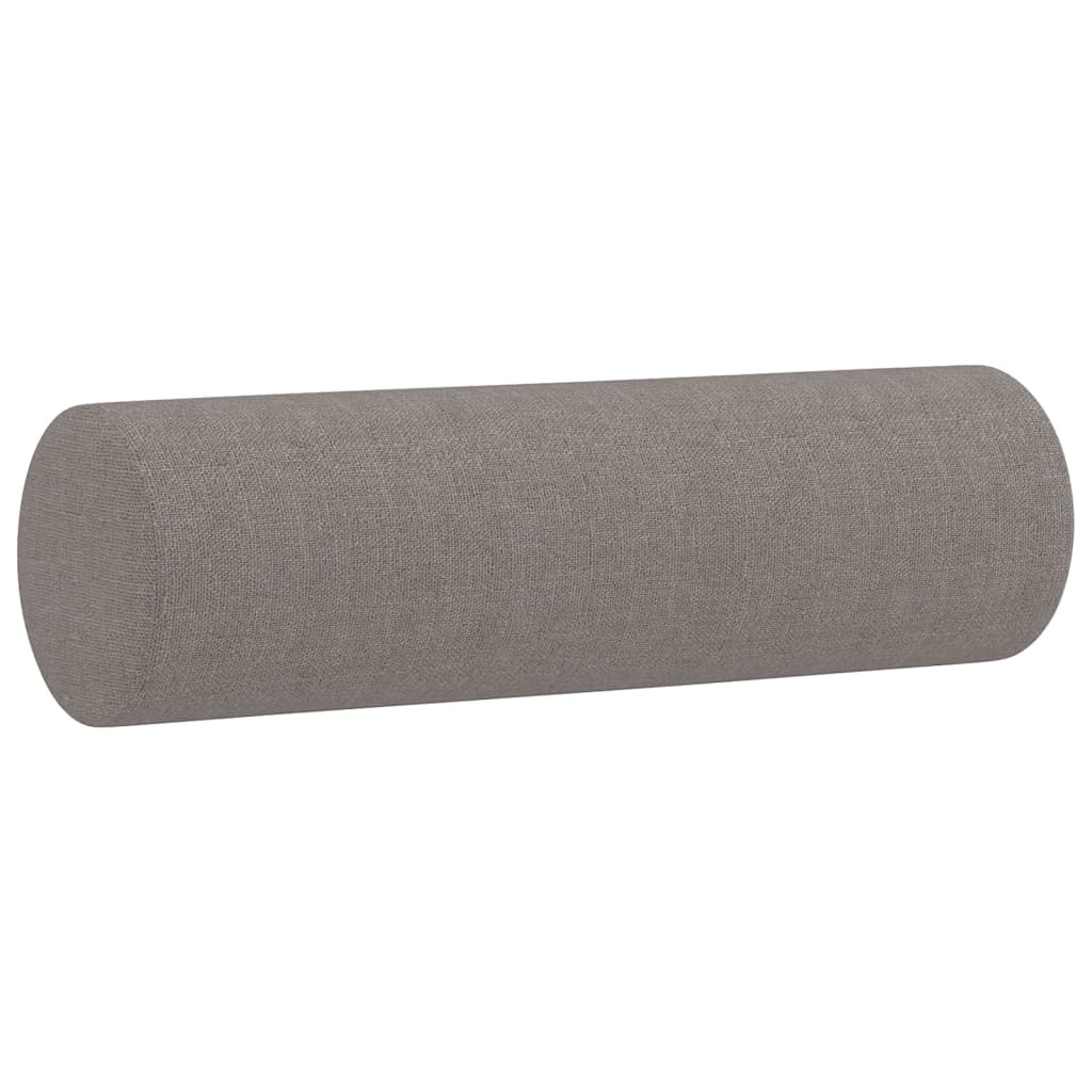 Set de canapele cu perne, 4 piese, gri taupe, textil GartenMobel Dekor