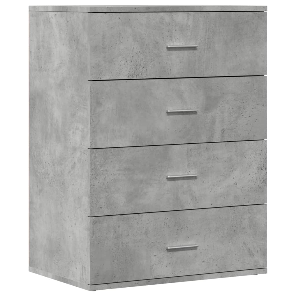 Dulapuri, 2 buc., gri beton, 60x39x80 cm, lemn prelucrat GartenMobel Dekor