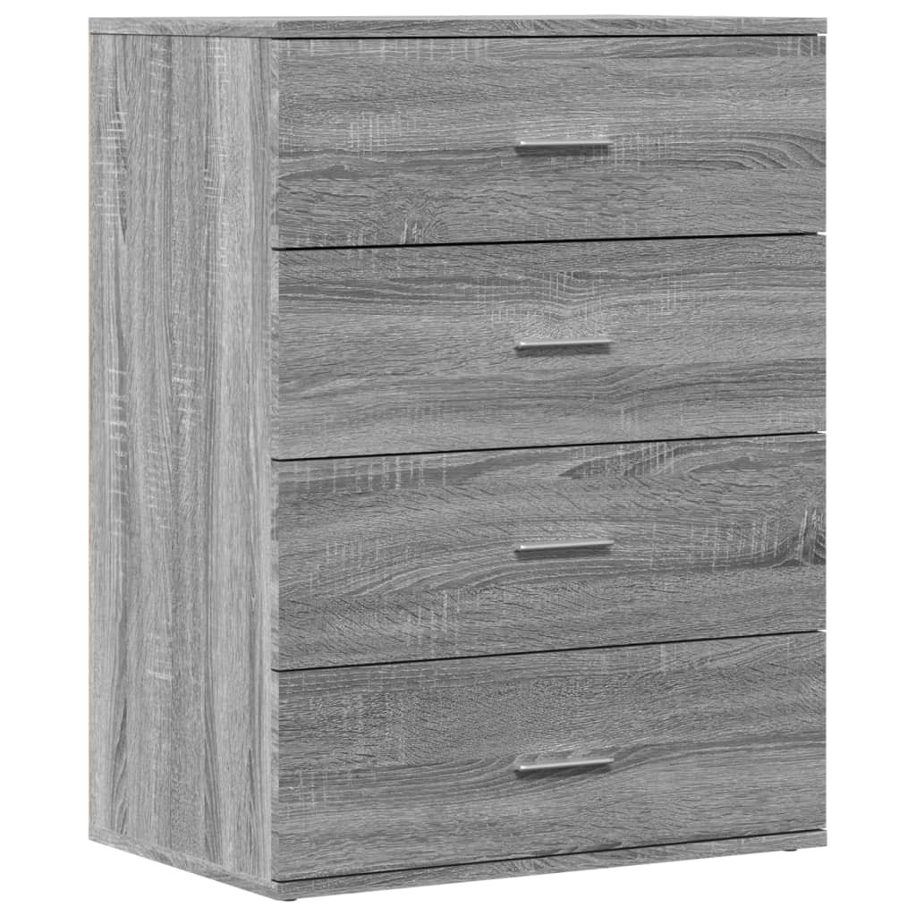 Dulapuri, 2 buc., gri sonoma, 60x39x80 cm, lemn prelucrat GartenMobel Dekor