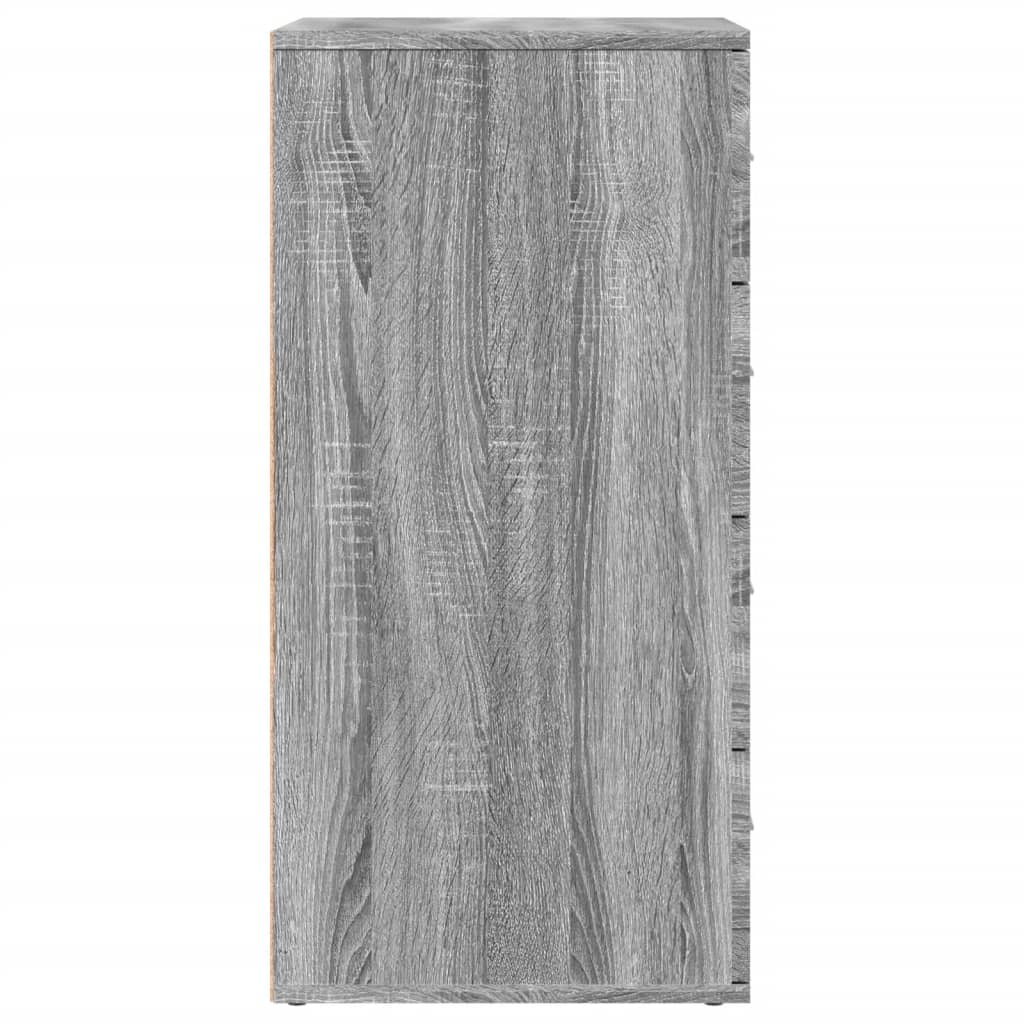 Dulapuri, 2 buc., gri sonoma, 60x39x80 cm, lemn prelucrat GartenMobel Dekor