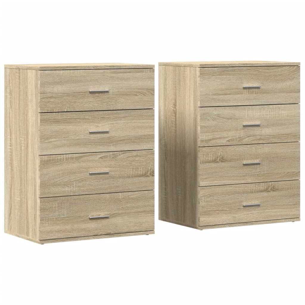 Dulapuri, 2 buc., stejar sonoma, 60x39x80 cm, lemn prelucrat GartenMobel Dekor