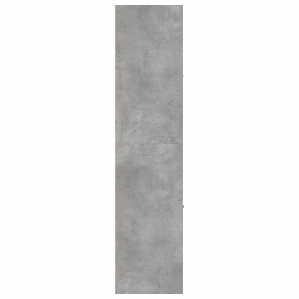 Dulap de farmacie, gri beton, 40x41x174,5 cm, lemn prelucrat GartenMobel Dekor
