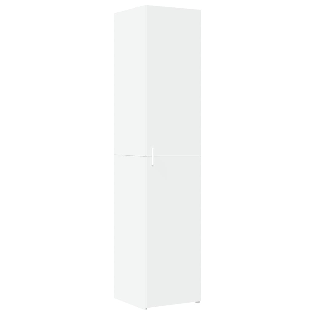 Dulap înalt, alb, 40x42,5x185 cm, lemn prelucrat GartenMobel Dekor